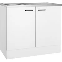 OPTIFIT Spülenschrank OPTImulti Breite 100 cm, Tiefe 60 cm, mit Spülenauflage