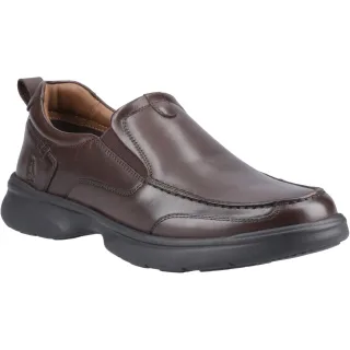 Hush Puppies Harold Leder Herren Braune Slim Fit Slipper