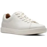 Clarks Clarks - White Leather - 261401647 - White Leather Schnürschuh