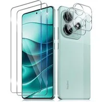 SmartUP Displayschutzglas 2X Schutzglas für Xiaomi Redmi Note 14 5G Panzerfolie Display Kamera für Xiaomi Redmi Note 14 5G, kompletter Rundumschutz