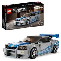 LEGO® 2 Fast 2 Furious – Nissan Skyline GT-R (R34) (76917) Konstruktionsspielsteine, (319 St), LEGO® Speed Champions