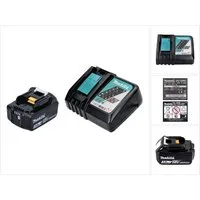 Makita Power Source Kit 18 V (191A24-4) mit 1x BL 1830 B Akku 3,0 Ah + DC Akkupacks