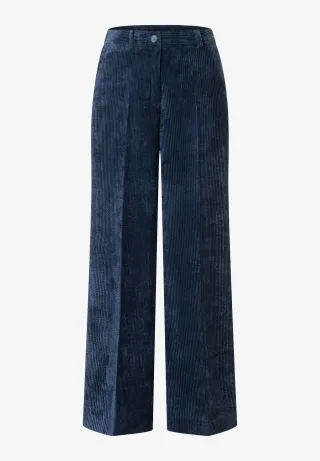 MORE & MORE - Kordhose blau - Gr. - 36