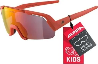 Alpina Rocket Youth Jugendbrille pumpkin orange matt/mirror yellow