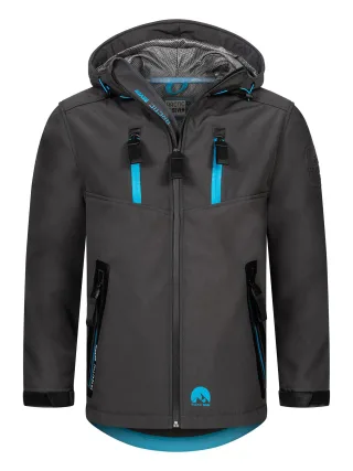Arctic Seven Herren Softshell Jacke AS-306 – Outdoor Funktionsjacke, wasserabweisend, winddicht