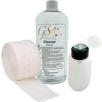 GS-Nails Nageldesign Zubehör Nagel-Cleaner - Klar 1000ml - 500 Zelletten - Dispenser