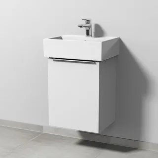 Sanipa 3way Waschtischunterbau zu Duravit Vero Air Waschtisch mit 1 Tür, Weiß-Soft UM42943