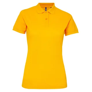 Asquith & Fox - Polo-Shirt mit kurzen Ärmeln - Damen (Gelb)