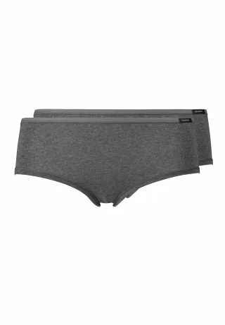 SKINY - Skiny Damen Panty 2er Pack Cotton Advantage anthra melange - Gr. - 36