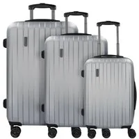 bugatti Trolleyset Lima 2.0, 4 Rollen, (3-teilig, 3 tlg), ABS