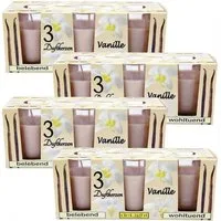 HS Candle Duftkerze (12-tlg), Kerze im Glas, 12er Pack "Klassische Düfte" mit ca. 12 Std. Brenndauer