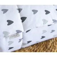 Loolay Bettnestchen 2026 TREND Muster Babybett BETTUMRANDUNG 420, 360, 210, 180 x 30cm, (Neugeborene Baby Erstausstattung PREMIUM Geschenk HASE, ROSE, IGEL, HERZ, Bärchen, Babybett Umrandung Kopfschutz Nestchen Babynest für Mädchen und Junge), 100% E