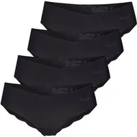 sloggi Hipster Zero Microfibre saumlose Abschlüsse, Wellenkante, kein Abzeichnen, im 4er Pack