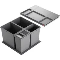 Hailo Einbaumülleimer Abfallsammler Allegro System 295 18/18/8/8/D