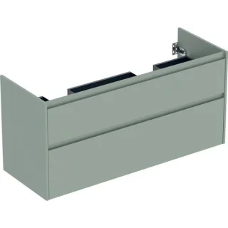 Geberit Ersatzteile Unterschrank für Doppelmöbelwaschtisch, 2 Schubladen B:130cm, 246354IK1 246354IK1