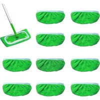 FELIXLEO Sprühwischer Bodentücher für Swiffer Mop Waschbar Mehrweg Bodenwischer (10-tlg)