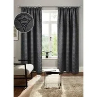 Bruno Banani Verdunkelungsvorhang Alessio (1 St), Kräuselband, verdunkelnd, Polyester, Elegantes Muster, Jacquard, verdunkelnder Vorhang, blickdicht,modern