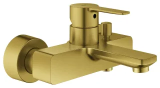 GROHE Einhand-Wannenbatterie Lineare 33849_1, Wandmontage cool sunrise gebürstet, 33849GN1 33849GN1