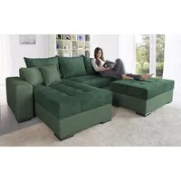 COLLECTION AB Ecksofa Josy L-Form, B: 214 cm in Cord, Cord-Mix, Bettfunktion, Bettkasten & 2 Zierkissen, Federkern