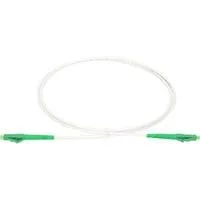 Glasfaser-Simplex-Patchkabel, stahlarmiert, Singlemode, LC/APC > LC/APC weiß, 5 Meter