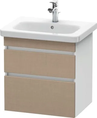 Duravit DuraStyle Waschtischunterbau wandhängend Leinen & Weiß Matt 580x448x610 mm - DS648007518 DS648007518