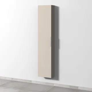 Sanipa 3way Hochschrank mit 1 Tür, Kaschmir-Matt UP1621U