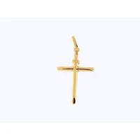 CHRIST Kettenanhänger CHRIST Unisex-Anhänger 375er Gelbgold Kreuz