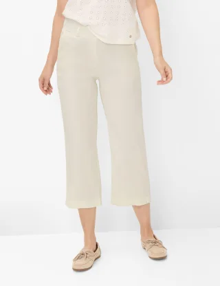 Raphaela by Brax Damen Culotte Style PAM CULOTTE OFFWHITE, cremeweiß, Gr. 48K