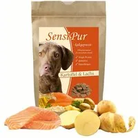 Schecker Schecker Trockenfutter SensiPur Kartoffel und Lachs Lachs, Trockenfutter für: Hunde, ohne Farbstoffe und Geschmacksverstärker