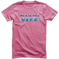 Miami Vice T-Shirt Miami Vice Airbrush Logo T-Shirt
