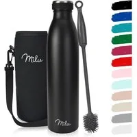 Milu Isolierflasche Isolierflasche aus Edelstahl, Thermosflasche, auslaufsicher