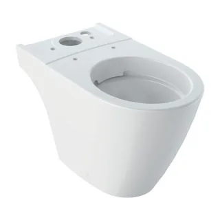 Geberit iCon Stand-Tiefspül-WC 200460600 weiß KeraTect, 35,5x63,5cm, für Aufputz-Spülkästen aufgesetzt, rimfree