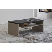 OTTO home Couchtisch Cross, Breite 120 cm, moderner Sofatisch für Wohnzimmer, Tisch mit offenem Fachboden