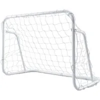 COSTWAY Fußballtor, Garten Fussballtore mit hochfestem Netz & Metallrahmen