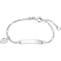 Amor Silberarmband Schutzengel/Herz, Made in Germany