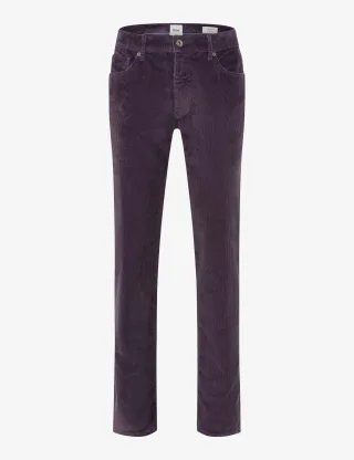 Brax Herren Cordhose Style CADIZ PLUM, dunkles lila, Gr. 42/34