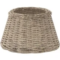 vidaXL Lampenschirm Lampenschirm Braun Ø45x28 cm Korbweide