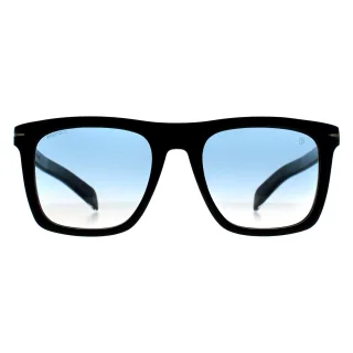 David Beckham Square Mens Schwarz Blau Gradient DB 7000/S Bold