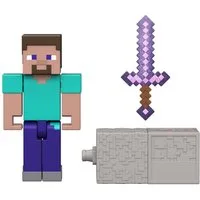 Mattel® Spielfigur Minecraft 3.25" CORE FIG Steve