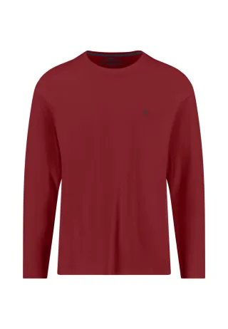 FYNCH-HATTON - T-Shirt, Basic, Longsleeve garnet red - Gr. - L