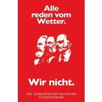 Close Up Poster Alle reden vom Wetter. Poster Wir nicht. 61 x 91,5 cm