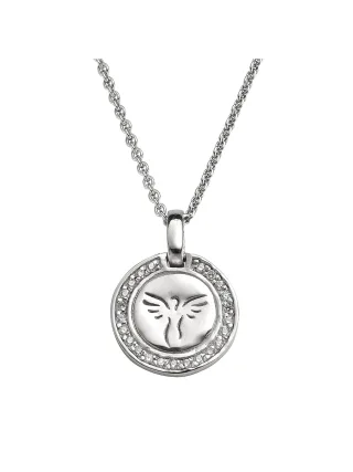Celesta Silber Halskette Silber 925 rhodiniert 36/40cm lang mit Engel-Motiv