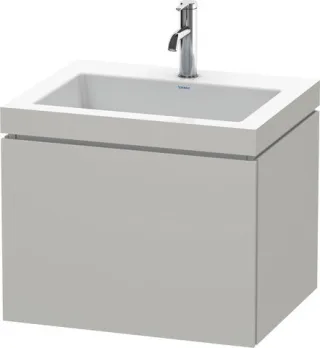 Duravit L-Cube c-bonded Set wandhängend Betongrau Matt 600x480x500 mm - LC6916O0707 LC6916O0707