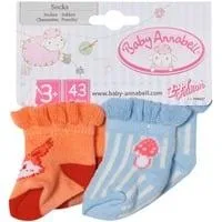 Baby Annabell Socken 2er-Pack, Puppenzubehör sortierter Artikel, 43 cm, zwei Paar