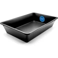 BigDean Ölauffangwanne Ölauffangbehälter 60x40x12 cm aus robustem Kunststoff – Auffanghilfe, für Öl, 25 l, (Packung, 1-tlg., behälter), 20L