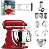 KitchenAid Küchenmaschine KitchenAid 4,8 L 5KSM175 Artisan Küchenmaschine Allrounderset
