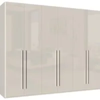 OTTO home Kleiderschrank Piano, UV lackiert, hochglänzend in beige oder weiß, FSC-zertifiziert (Made in Europe) in vielen Breiten, Höhe 224cm, mit Soft-Close Funktion