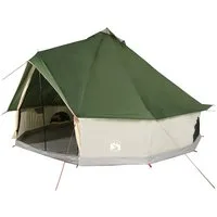vidaXL Tipi-Zelt Tipi-Familienzelt 8 Personen Grün Wasserdicht, (1 tlg)