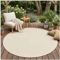 Snapstyle Outdoorteppich In & Outdoor Teppich Oslo Trend Rund, Rund, Höhe: 4 mm