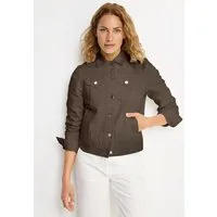 LASCANA Jeansjacke mit zwei Pattentaschen und Riegeln am Saum Denimjacke, kurze Übergangsjacke, Sommerjacke aus Denim